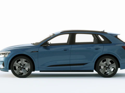 Audi E-Tron 2020 3D Model