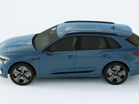 Audi E-Tron 2020 3D Model