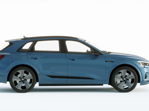 Audi E-Tron 2020 3D Model