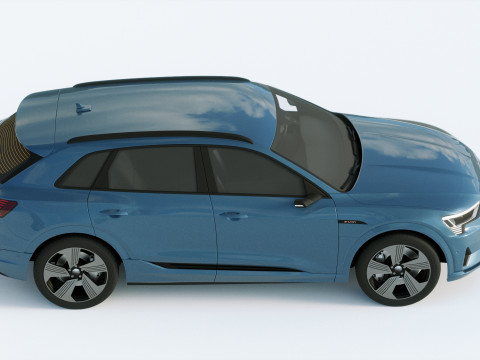Audi E-Tron 2020 3D Model