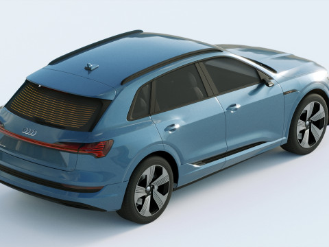 Audi E-Tron 2020 3D Model