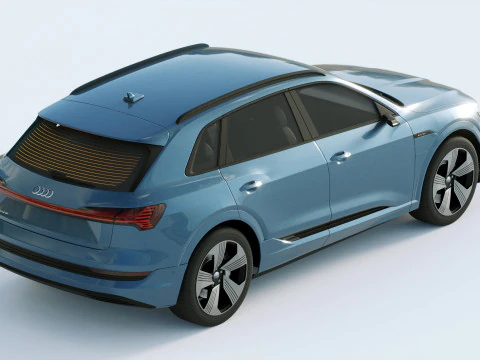 Audi E-Tron 2020 3D Model