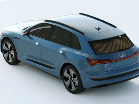 Audi E-Tron 2020 3D Model