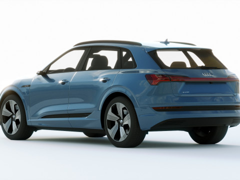 Audi E-Tron 2020 3D Model