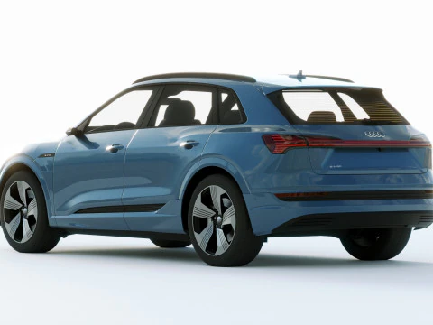 Audi E-Tron 2020 3D Model