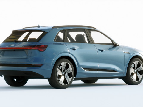 Audi E-Tron 2020 3D Model