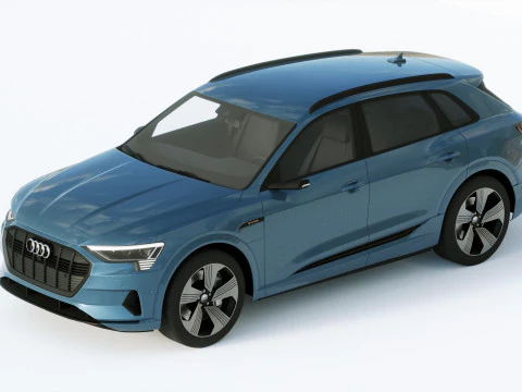 Audi E-Tron 2020 3D Model