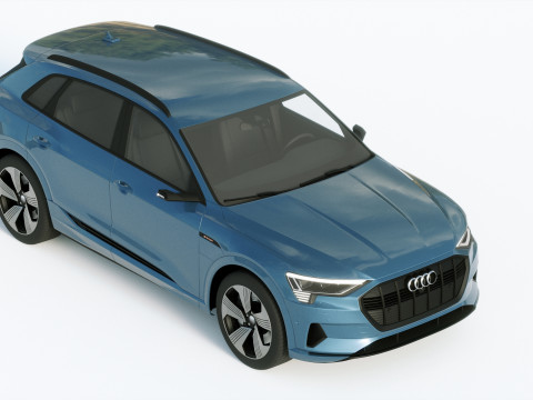 Audi E-Tron 2020 3D Model