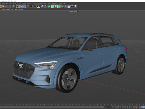 Audi E-Tron 2020 3D Model