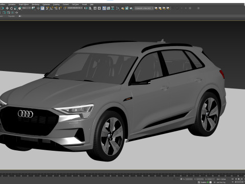 Audi E-Tron 2020 3D Model