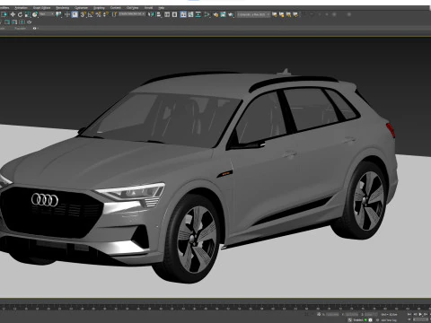 Audi E-Tron 2020 3D Model
