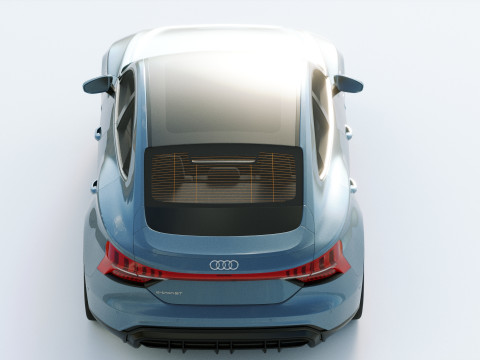 Audi E-Tron GT quattro 2022 3D Модель