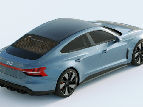 Audi E-Tron GT quattro 2022 3D Модель