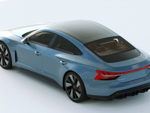 Audi E-Tron GT quattro 2022 3D Модель