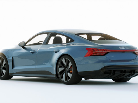 Audi E-Tron GT quattro 2022 3D Модель