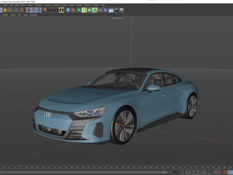 Audi E-Tron GT quattro 2022 3D Модель