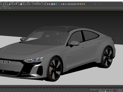 Audi E-Tron GT quattro 2022 3D Модель