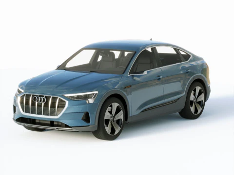 Audi E-Tron Sportback 2021 3D Model