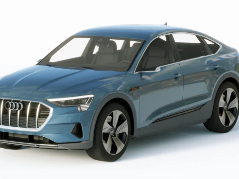 Audi E-Tron Sportback 2021 3D Model