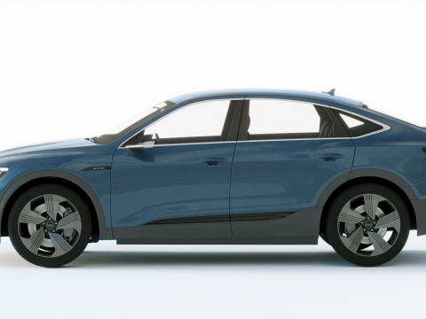Audi E-Tron Sportback 2021 3D Модель