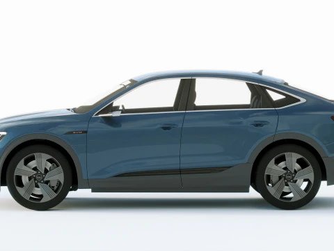Audi E-Tron Sportback 2021 3D Model