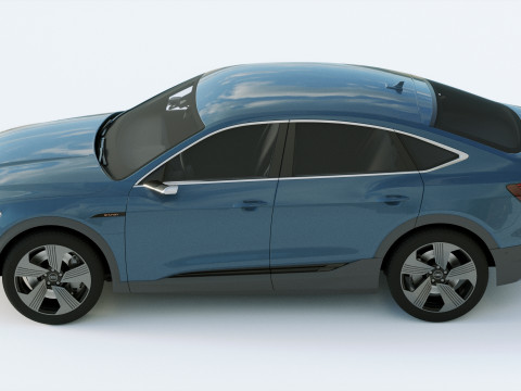Audi E-Tron Sportback 2021 3D Модель