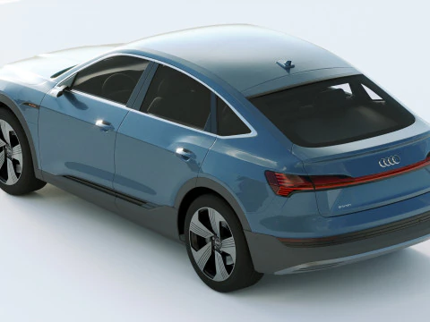 Audi E-Tron Sportback 2021 3D Model