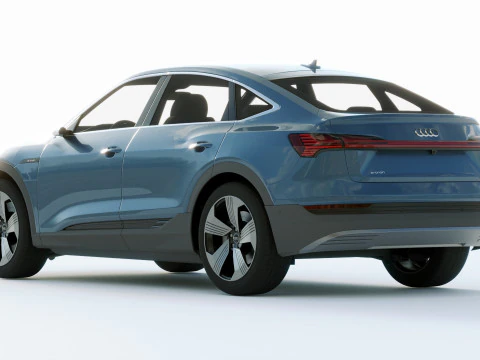 Audi E-Tron Sportback 2021 3D Model