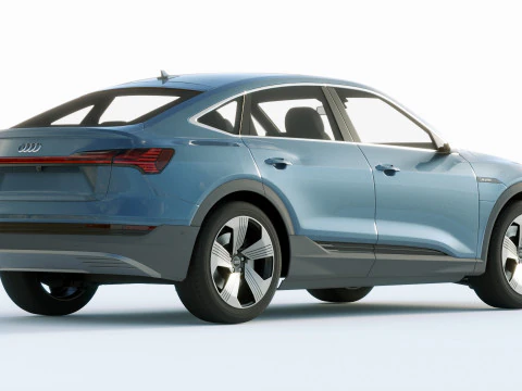 Audi E-Tron Sportback 2021 3D Model