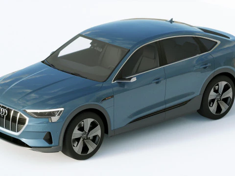 Audi E-Tron Sportback 2021 3D Model