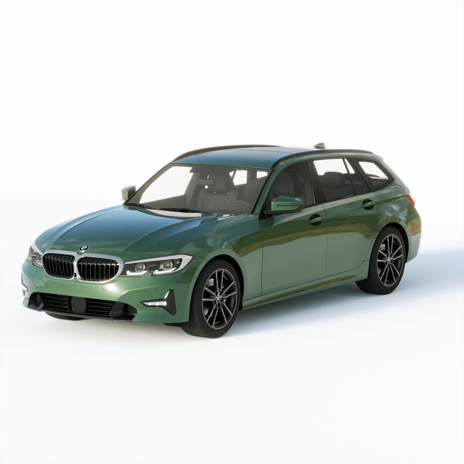 3-series touring g21 2020 3D Model .c4d .max .obj .3ds .fbx .stl .blend 