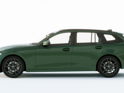 3-series touring g21 2020 3D मॉडल