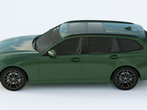 3-series touring g21 2020 3D मॉडल