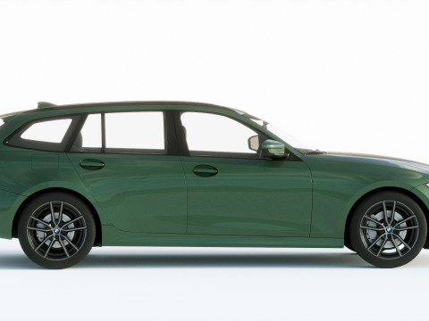 3-series touring g21 2020 3D मॉडल