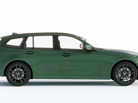 3-series touring g21 2020 3D Model