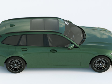 3-series touring g21 2020 3D मॉडल
