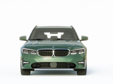 3-series touring g21 2020 3D मॉडल