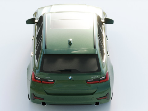 3-series touring g21 2020 3D मॉडल