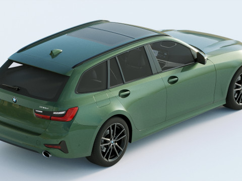 3-series touring g21 2020 3D मॉडल