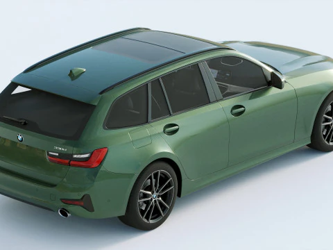 3-series touring g21 2020 3D Model