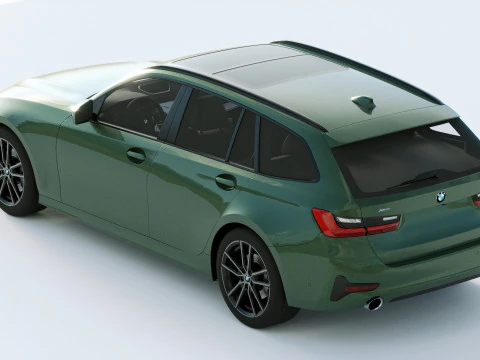 3-series touring g21 2020 3D Model