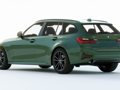 3-series touring g21 2020 3D मॉडल