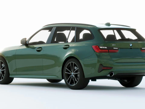 3-series touring g21 2020 3D Model
