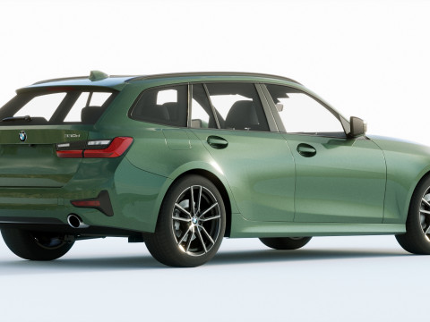 3-series touring g21 2020 3D मॉडल