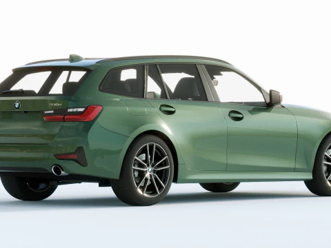3-series touring g21 2020 3D Model
