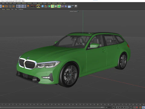 3-series touring g21 2020 3D Model