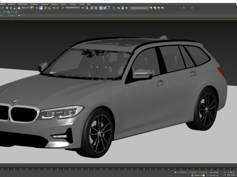 3-series touring g21 2020 3D Model