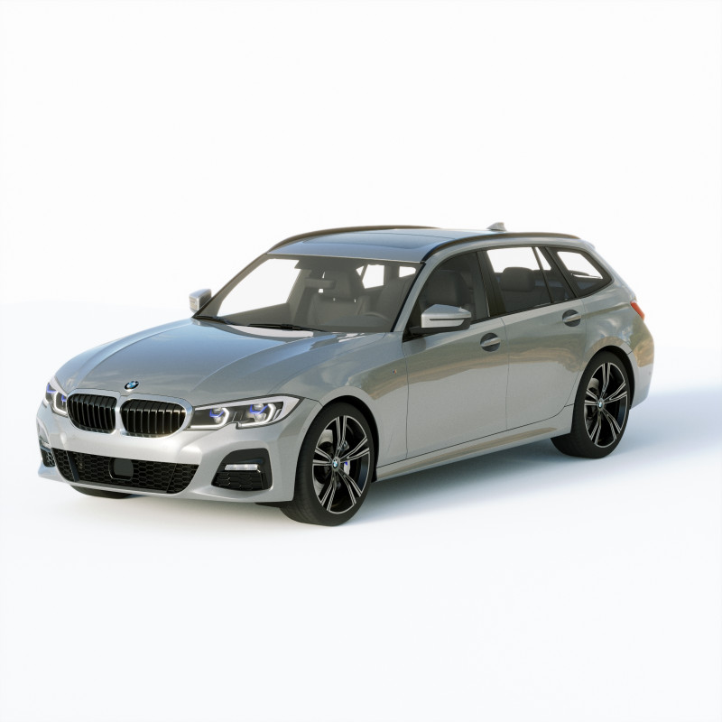 3-series touring g21 2020 3D Модель .c4d .max .obj .3ds .fbx .stl .blend