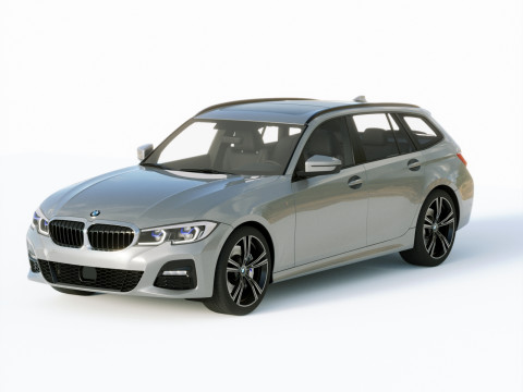 3-series touring g21 2020 3D मॉडल