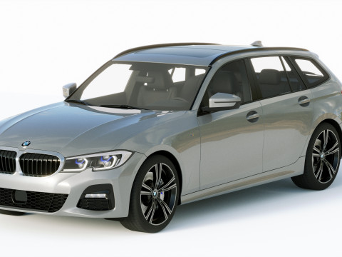 3-series touring g21 2020 3D Модель